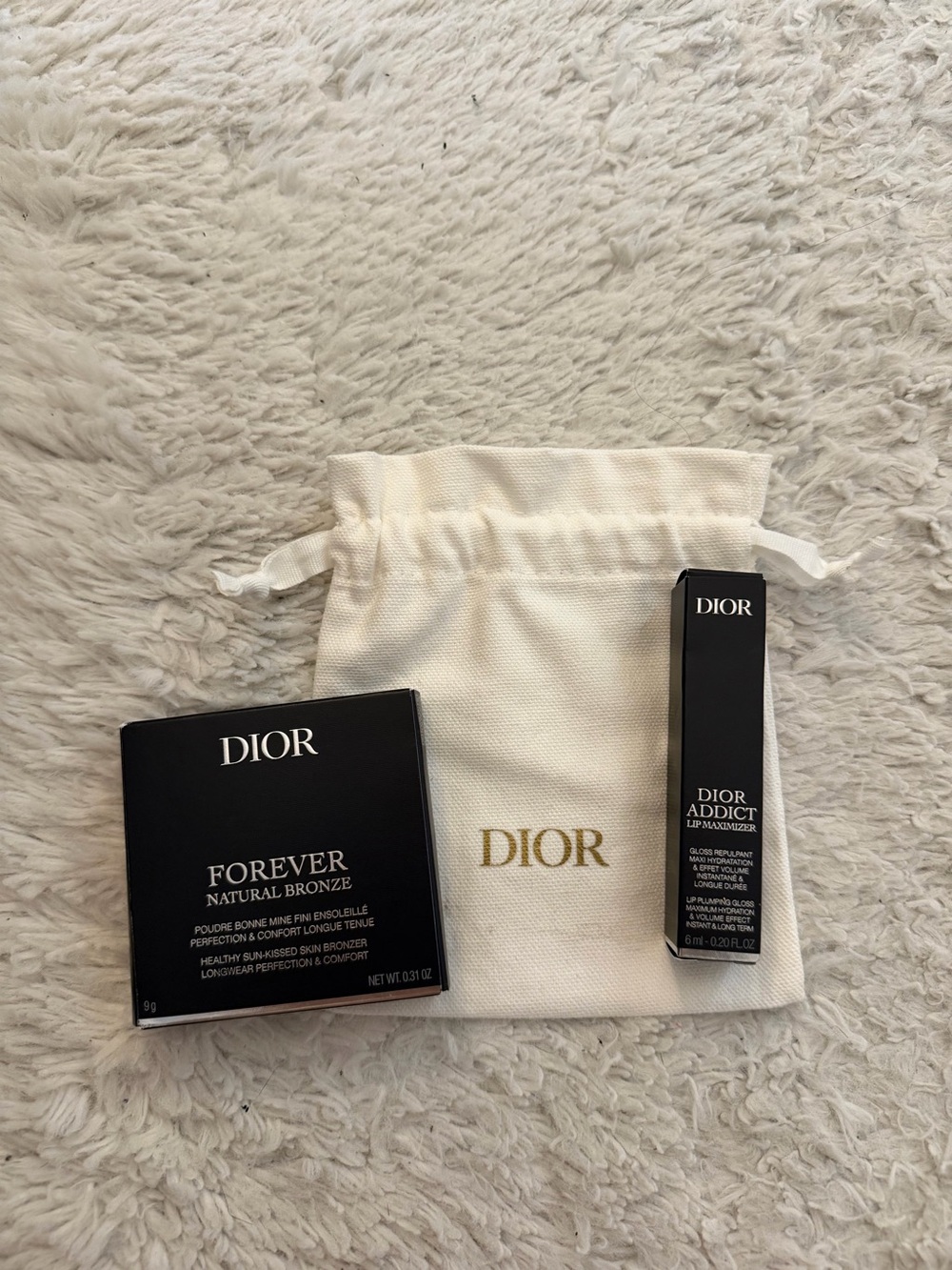 Dior Forever Natural Bronze and Dior addict Lip gloss